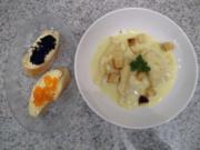 Wareniki mit Kartoffel auf Trüffel und Kaviar - Rezept