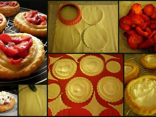 Rezept: Erdbeertörtchen Bild Nr. 3 Erdbeertörtchen - Rezept - Bild Nr. 3