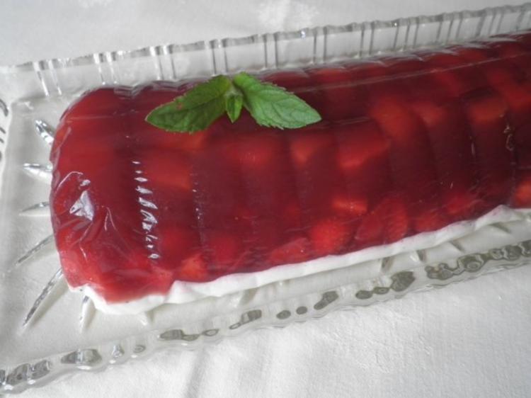 Fruchtige Rhabarber Erdbeer Terrine - einfach - von Cookies