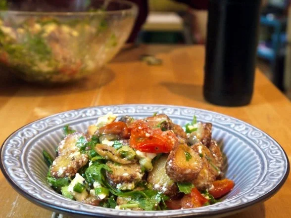 Rezept: Panzanella mit warmen Tomaten Bild Nr. 14 Panzanella mit warmen Tomaten - Rezept - Bild Nr. 14