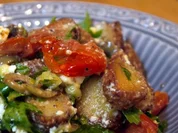 Panzanella mit warmen Tomaten - Rezept