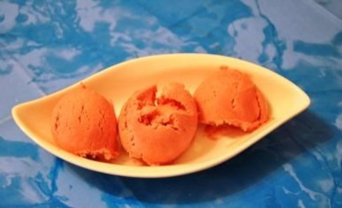 Eis:Himbeereis - Rezept