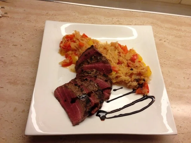 Knoblauch Balsamico mariniertes Lammnierstück - Rezept - Bild Nr. 3