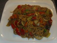 Gemüsepfanne mit Vollkornspaghetti Asia Art - Rezept