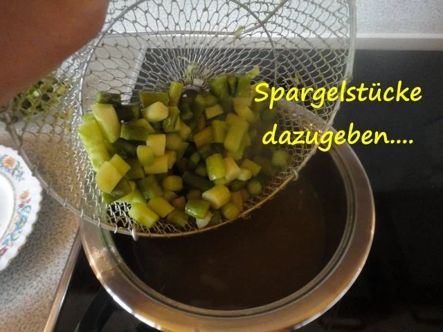 Schnelles grünes Spargel Schaum Süppchen - Rezept - Bild Nr. 8