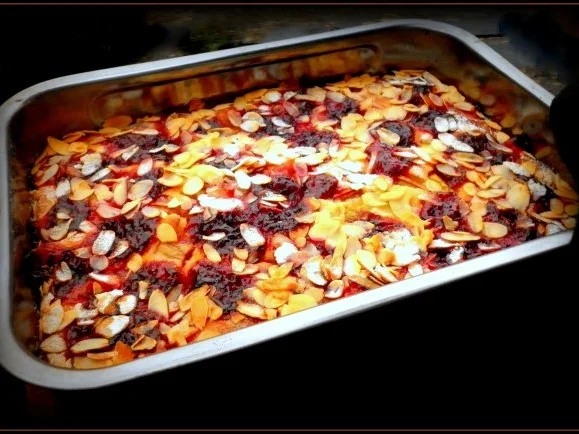 Rhabarber-Himbeer-Kuchen - Rezept - Bild Nr. 2