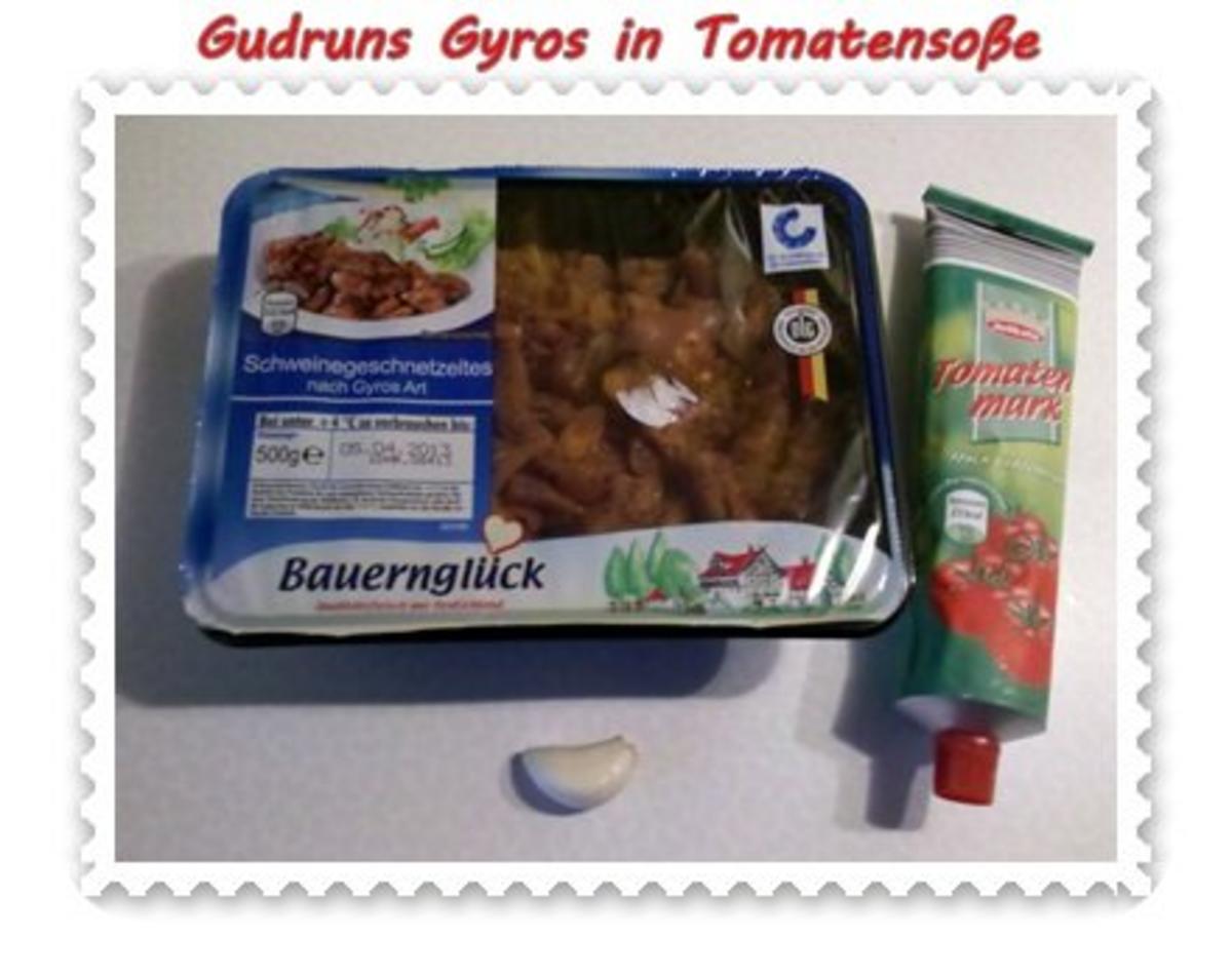 Fleisch: Gyros in Tomatensoße - Rezept - Bild Nr. 2