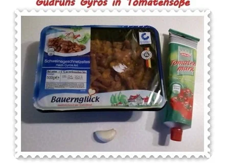 Rezept: Fleisch: Gyros in Tomatensoße Bild Nr. 2 Fleisch: Gyros in Tomatensoße - Rezept - Bild Nr. 2