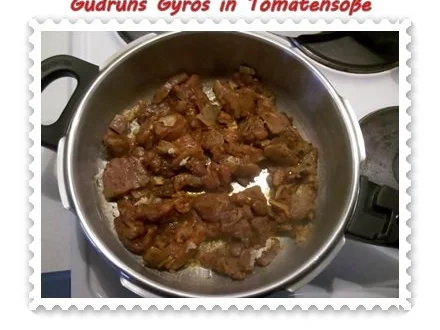 Rezept: Fleisch: Gyros in Tomatensoße Bild Nr. 3 Fleisch: Gyros in Tomatensoße - Rezept - Bild Nr. 3