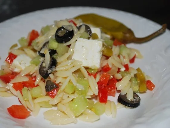 Griechischer Bauern-Nudelsalat - Rezept