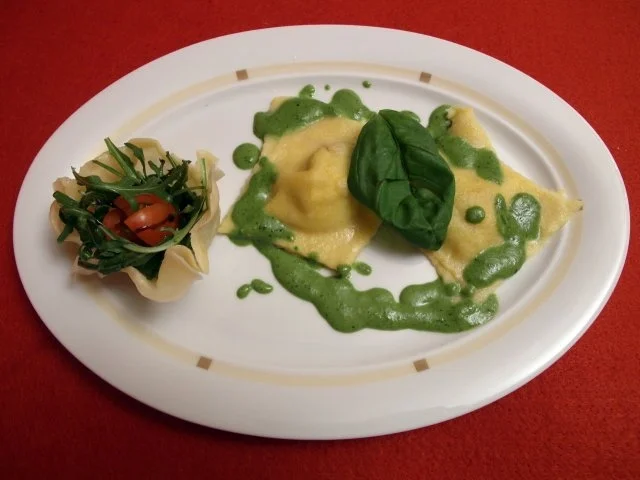 Selbstgemachte, gefüllte Nudeln - Rezept