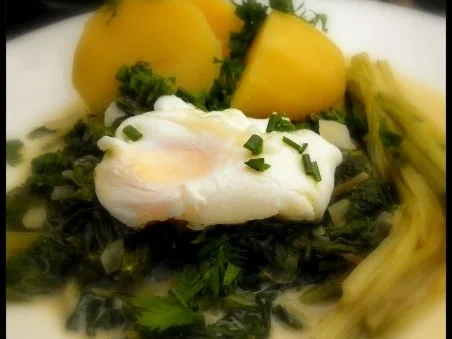 Mangold mit pochiertem Ei - Rezept - Bild Nr. 2