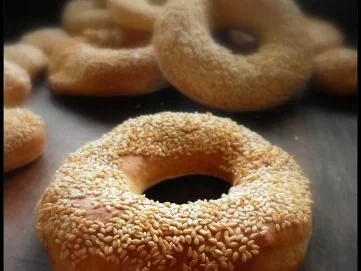 Simit - türkische Sesamringe - Rezept