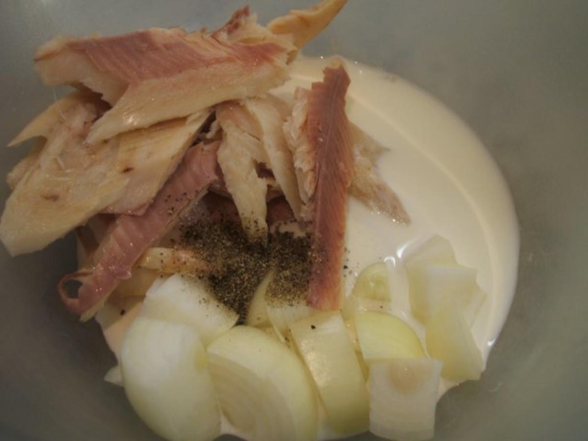 Fisch: Forellenmousse mit lauwarmem Spargel-Kartoffelsalat - Rezept - Bild Nr. 6