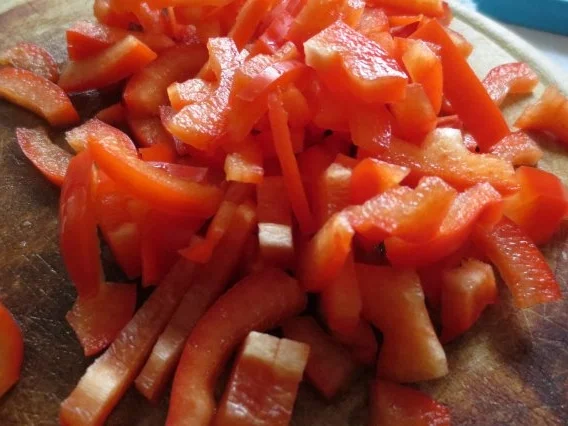 Sweet Chili Nudeln mit Hähnchenbrust und Gemüse - Rezept - Bild Nr. 5