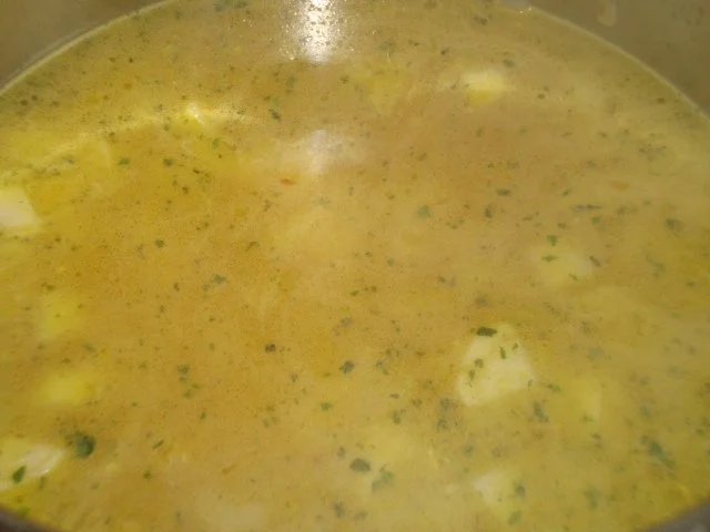 Petersilienwurzelsuppe mit crossem Speck und "Petersilienwurzelstroh" Topping - Rezept - Bild Nr. 7