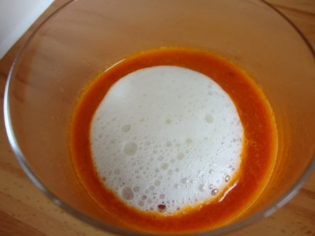 Rezept: Tomatensüppchen mit Basilikumschaum Topping Bild Nr. 14 Tomatensüppchen mit Basilikumschaum Topping - Rezept - Bild Nr. 14