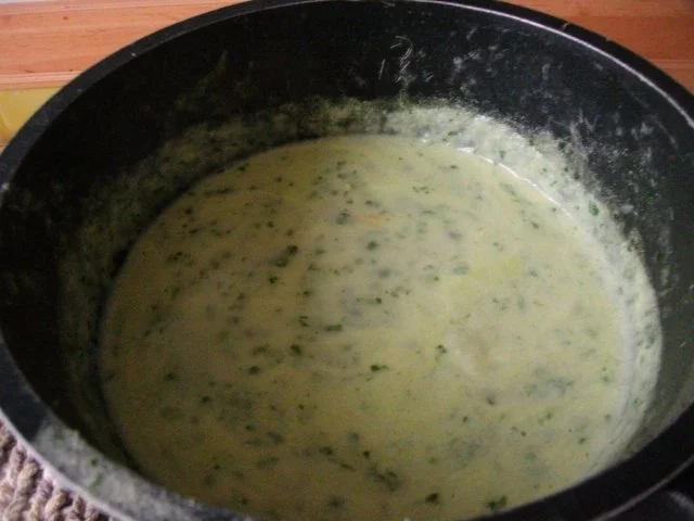 Rezept: Spargelcremsüppchen mit Rosmarinschinken Bild Nr. 13 Spargelcremsüppchen mit Rosmarinschinken - Rezept - Bild Nr. 13