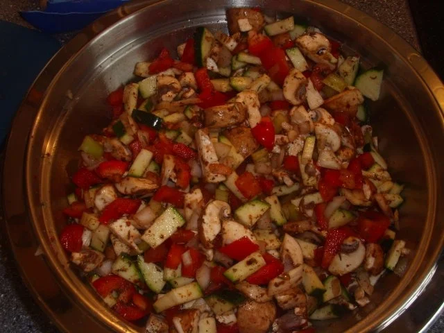 Rezept: Vegetarische Pizza Bild Nr. 5 Vegetarische Pizza - Rezept - Bild Nr. 5