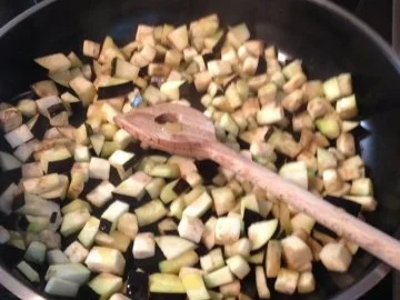 Aubergine-Hackfleisch Kuchen - Rezept - Bild Nr. 4