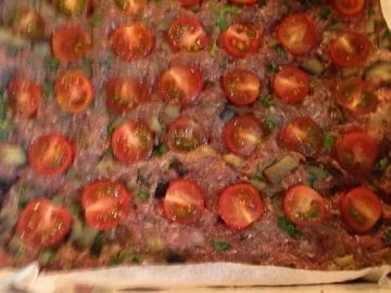 Aubergine-Hackfleisch Kuchen - Rezept - Bild Nr. 2