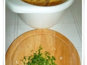 Rezept: Spargel mit selbstgemachter Bozner Sauce und Kartoffelbällchen dazu. Bild Nr. 11 Spargel mit selbstgemachter Bozner Sauce und Kartoffelbällchen dazu. - Rezept - Bild Nr. 11