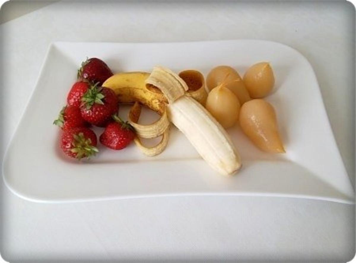 Birne-Banane-Erdbeeren Smoothie - Rezept - Bild Nr. 4