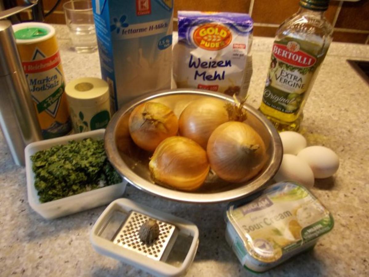 Zwiebelpfannkuchen - Rezept - Bild Nr. 2