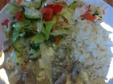 Gyros Auflauf mit Ziegenkäse - Rezept