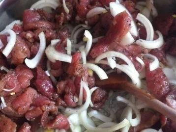 Rezept: Gyros Auflauf mit Ziegenkäse Bild Nr. 2 Gyros Auflauf mit Ziegenkäse - Rezept - Bild Nr. 2