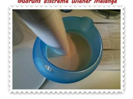Rezept: Eis: Eiscreme Wiener Melange mit Schoko Bild Nr. 3 Eis: Eiscreme Wiener Melange mit Schoko - Rezept - Bild Nr. 3