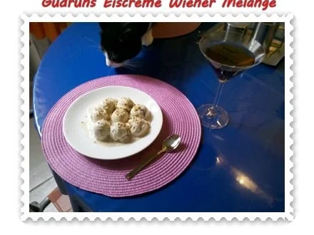 Rezept: Eis: Eiscreme Wiener Melange mit Schoko Bild Nr. 9 Eis: Eiscreme Wiener Melange mit Schoko - Rezept - Bild Nr. 9