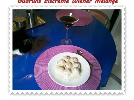 Rezept: Eis: Eiscreme Wiener Melange mit Schoko Bild Nr. 10 Eis: Eiscreme Wiener Melange mit Schoko - Rezept - Bild Nr. 10