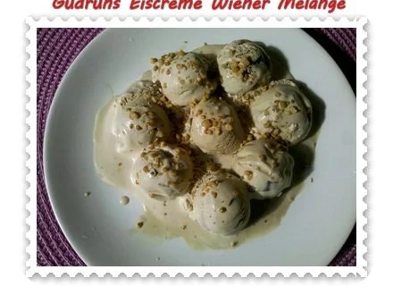 Rezept: Eis: Eiscreme Wiener Melange mit Schoko Bild Nr. 11 Eis: Eiscreme Wiener Melange mit Schoko - Rezept - Bild Nr. 11