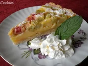 Rhabarbertarte mit Schmandguss - Rezept