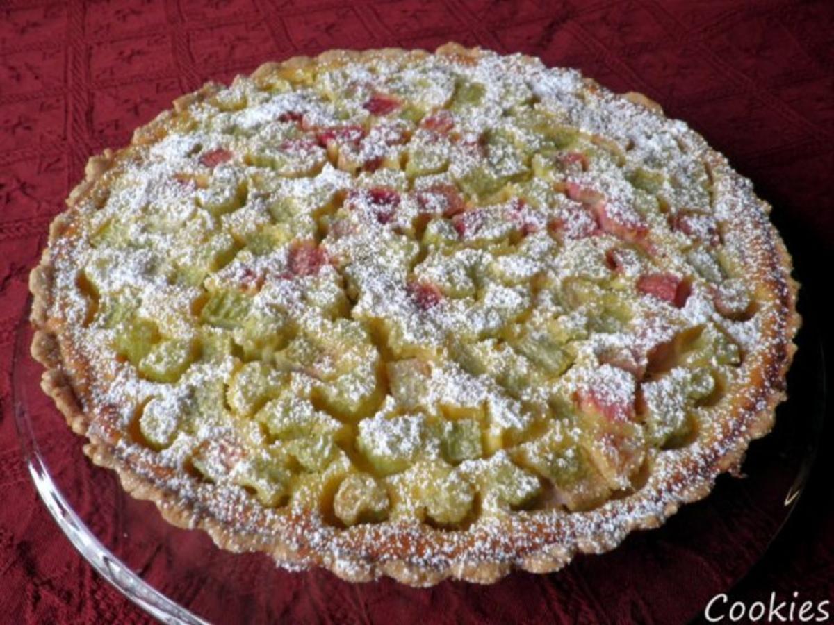 Rhabarbertarte mit Schmandguss - Rezept - Bild Nr. 2