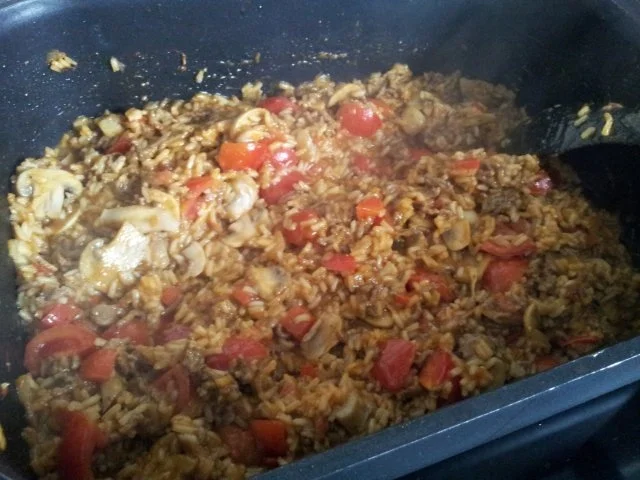 Champignon-Hackfleisch-Pfanne - Rezept - Bild Nr. 2