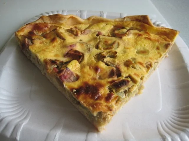 Rhabarber-Kokos-Quiche - Rezept - Bild Nr. 2
