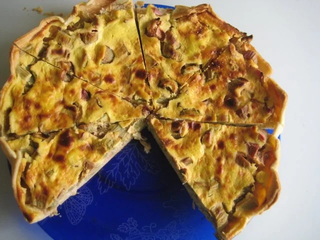 Rhabarber-Kokos-Quiche - Rezept - Bild Nr. 3