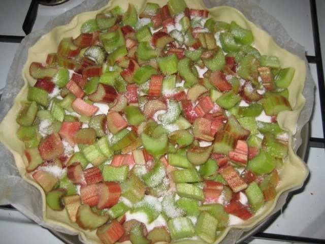 Rhabarber-Kokos-Quiche - Rezept - Bild Nr. 7