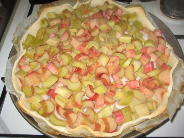 Rhabarber-Kokos-Quiche - Rezept - Bild Nr. 9