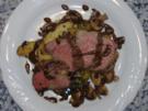 Entrecote mit Mol'e Sauce und einer Kartoffel-Pilzpfanne - Rezept