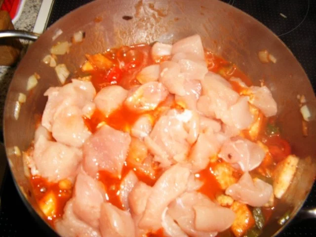 Aubergine mit Hähnchenbrust gefüllt - Rezept - Bild Nr. 6