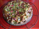 Rhabarberkuchen mit Eierlikör - Rezept