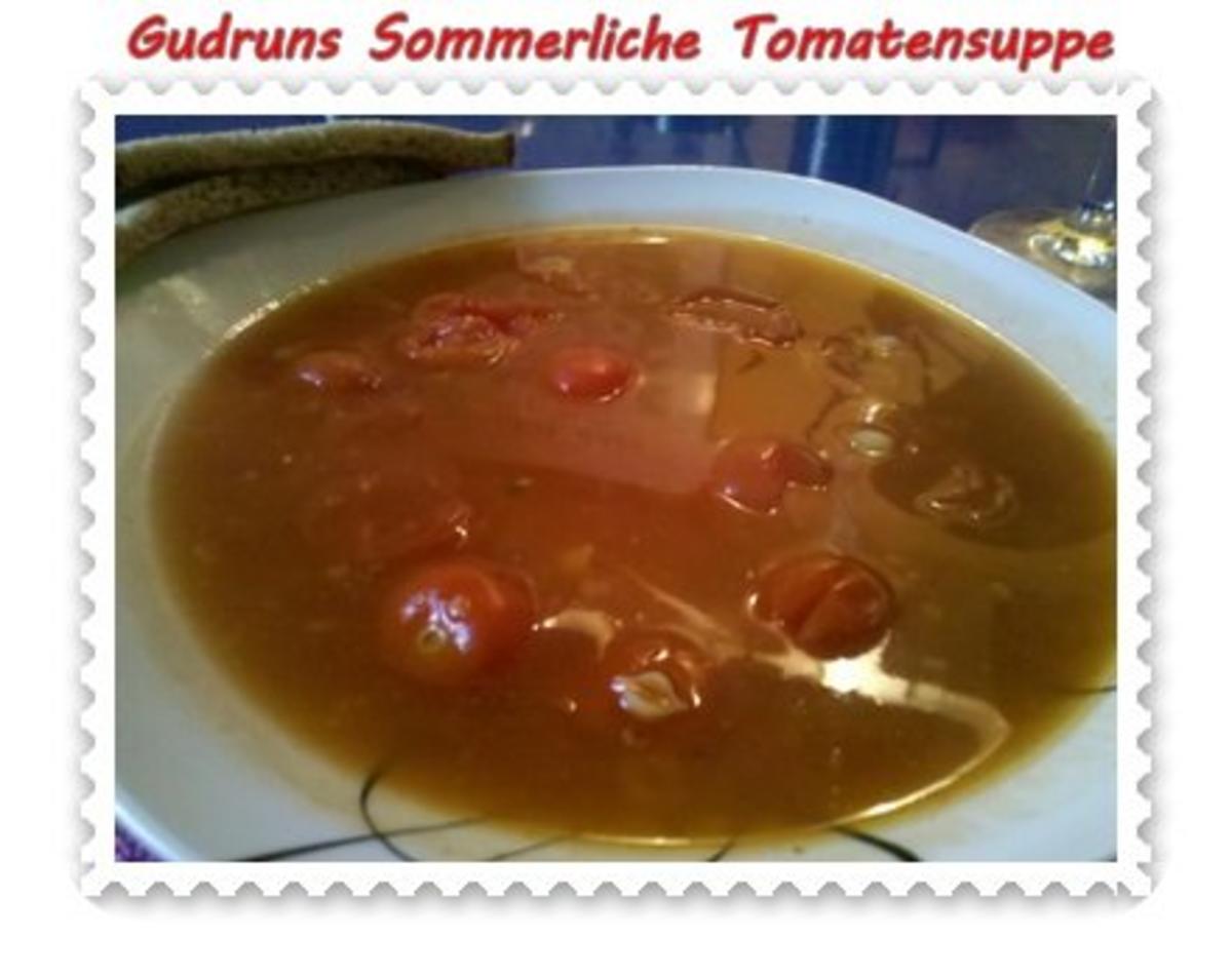 Bilder für Suppe: Sommerliche Tomatensuppe - Rezept