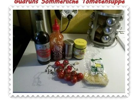 Suppe: Sommerliche Tomatensuppe - Rezept - Bild Nr. 2