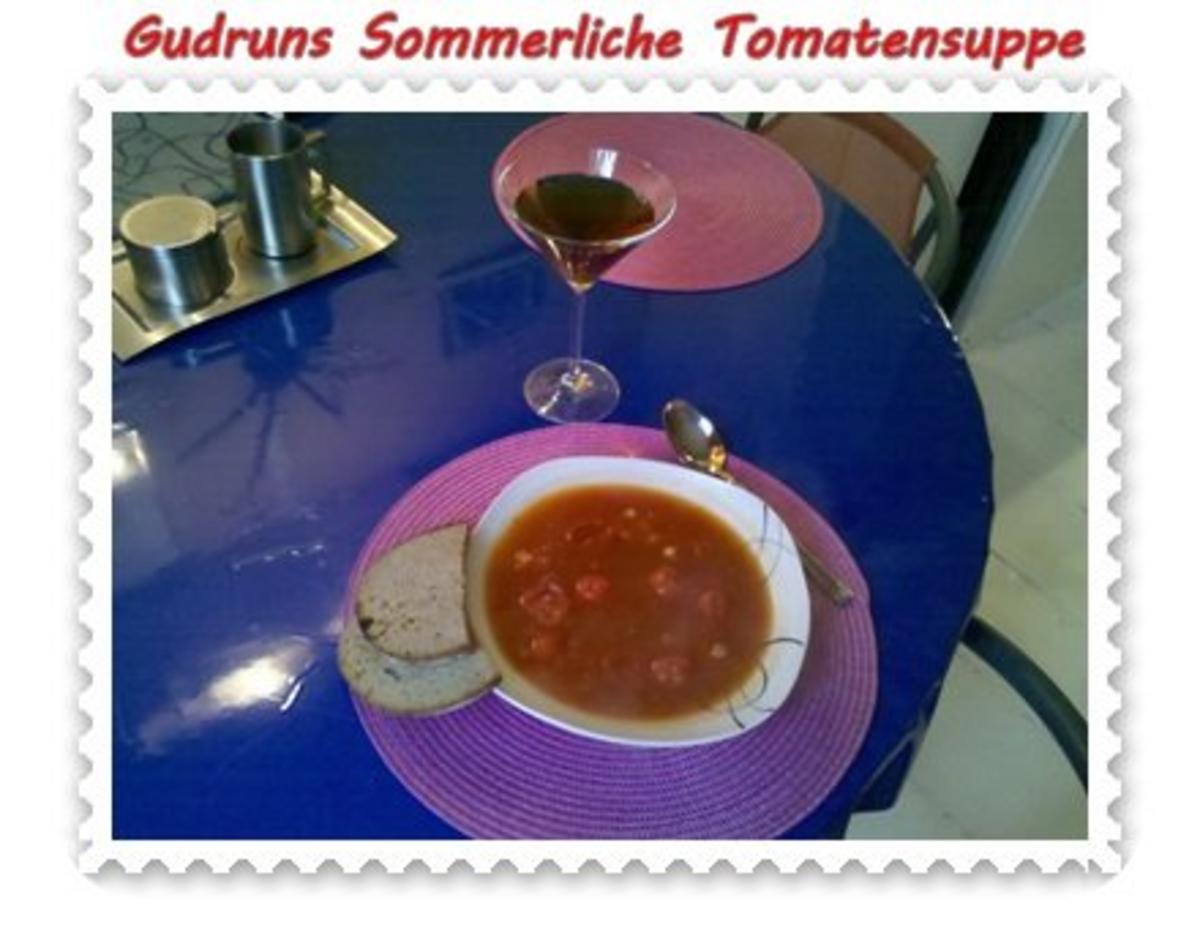 Suppe: Sommerliche Tomatensuppe - Rezept - Bild Nr. 8