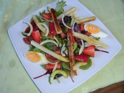 Rezept: Spargel- Erdbeersalat Spargel- Erdbeersalat - Rezept