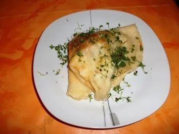 Rezept: Crepe:Crepe´s mit Parmaschinken und Ziegenkäse Crepe:Crepe´s mit Parmaschinken und Ziegenkäse - Rezept