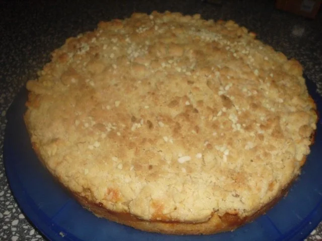 Apfelstreuselkuchen mit Vanilleschmand - Rezept
